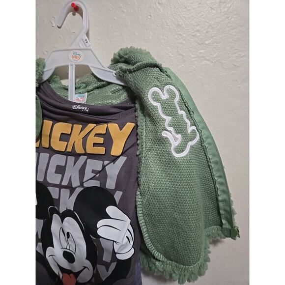 NEW Disney Baby Outfit 18 M Mickey Mouse 3 Piece Clothes - Picture 9 of 16
